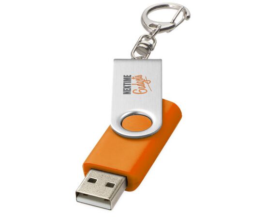 Clé USB rotative avec porte-clés Orange - Unbranded 1Z40010K