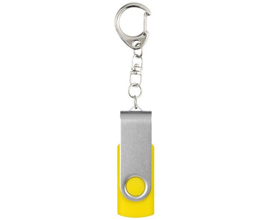 Clé USB rotative avec porte-clés Jaune - Unbranded 1Z40011K
