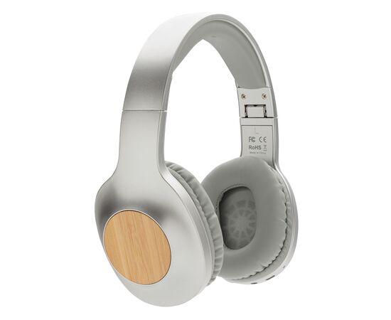 Dakota Bambus kabelloser Kopfhörer Grau, Grau - XD Xclusive P329.232