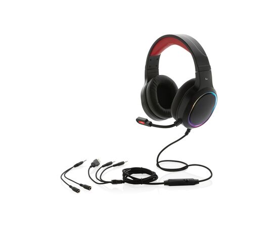 RGB gaming headset Black - Gaming Hero P329.271