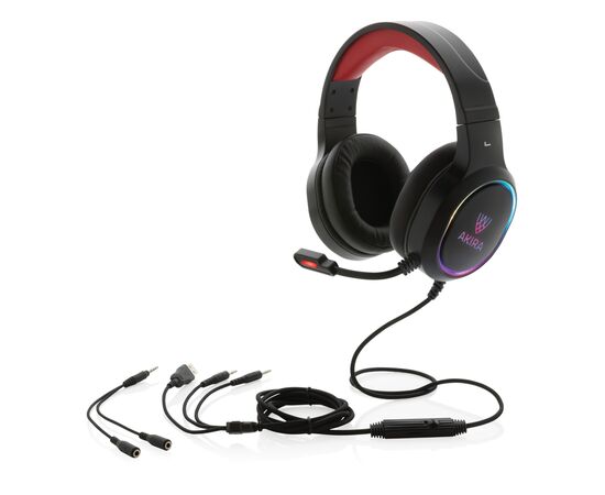 RGB gaming headset Black - Gaming Hero P329.271