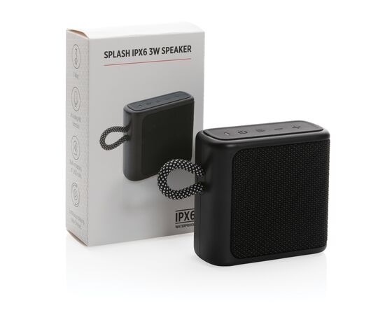Splash IPX6 3W Lautsprecher Schwarz - XD Collection P329.321