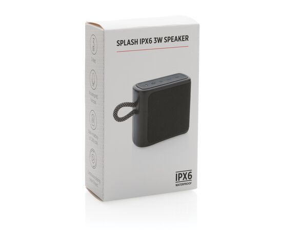 Splash IPX6 3W Lautsprecher Schwarz - XD Collection P329.321
