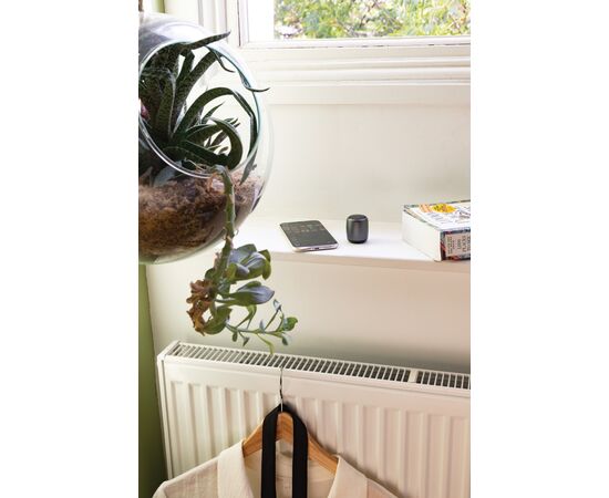 Kabelloser Mini-Lautsprecher aus Aluminium Anthrazit - XD Collection P329.390