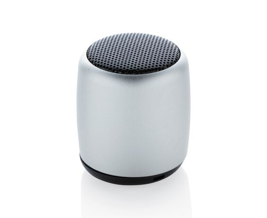 Kabelloser Mini-Lautsprecher aus Aluminium Silber - XD Collection P329.392