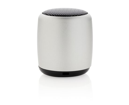 Kabelloser Mini-Lautsprecher aus Aluminium Silber - XD Collection P329.392