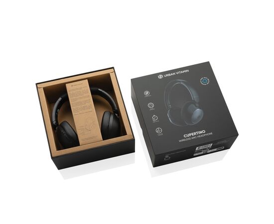 Urban Vitamin Cupertino RCS rplastic ANC headphone Black - Urban Vitamin P329.571