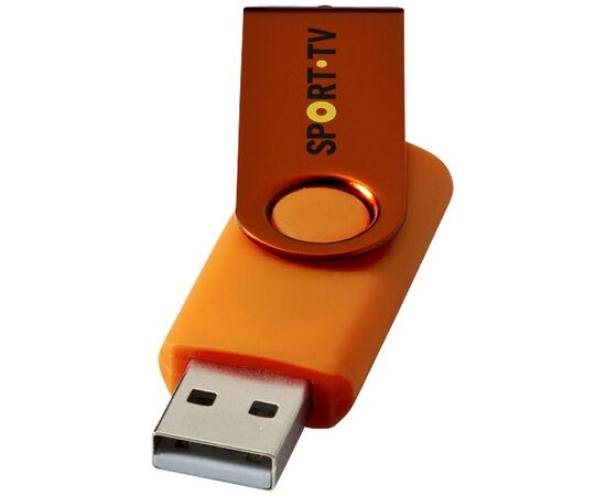 Clé USB rotative métallisée Orange - Unbranded 1Z42010M