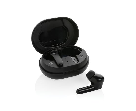 Oreillettes TWS en plastique recyclé RCS Noir - XD Collection P329.671