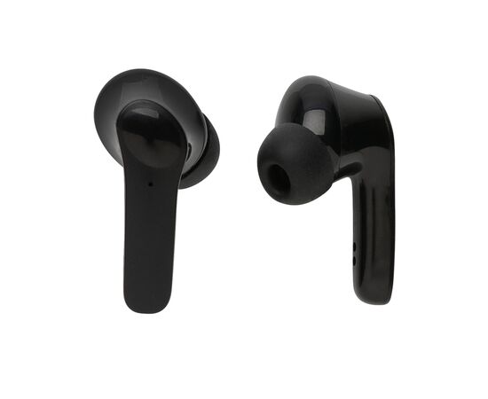 Oreillettes TWS en plastique recyclé RCS Noir - XD Collection P329.671