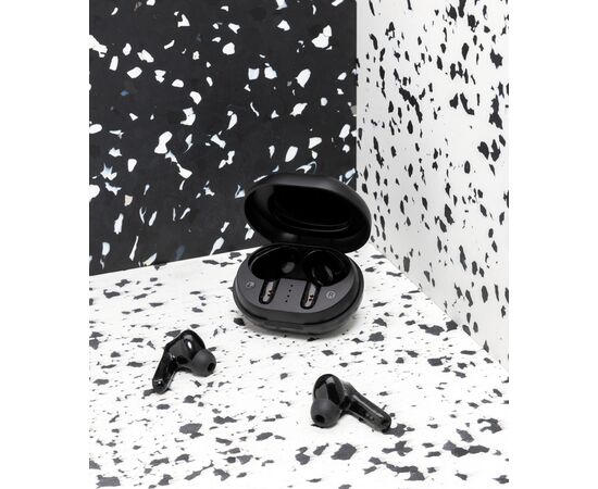 Oreillettes TWS en plastique recyclé RCS Noir - XD Collection P329.671