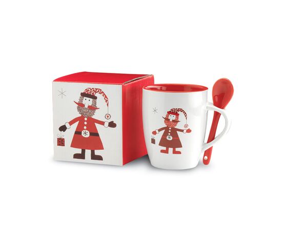 Becher mit Löffel 250ml Mehrfarben -  CX1304-99