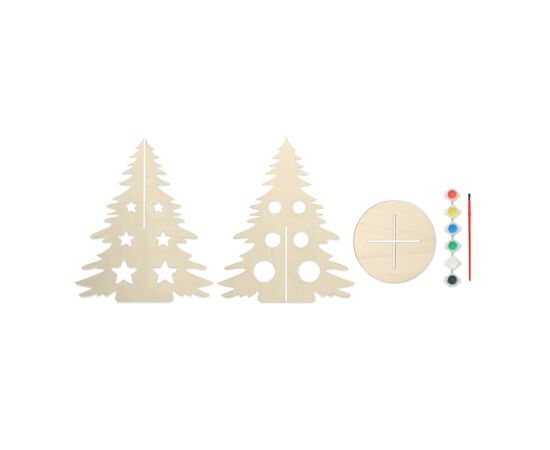 DIY wooden Christmas tree Wood -  CX1493-40