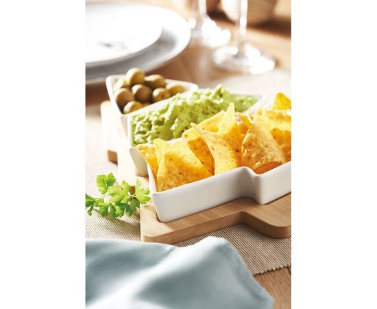 Plats de service de Noël Blanc -  CX1502-06