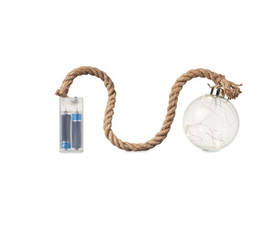 Glass bauble LED light Transparent -  CX1514-22