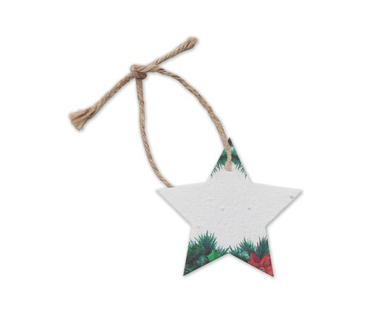 Décoration en papier semences Blanc -  CX1516-06 Décoration en papier semences Blanc -  CX1516-06