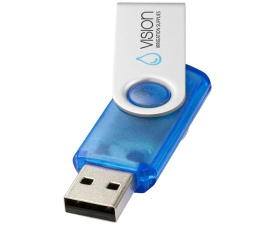 Clé USB rotative translucide Bleu - Unbranded 1Z44002D