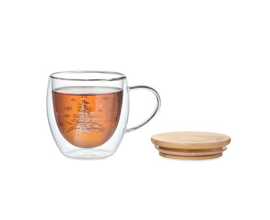 Becher Borosilikatglas Baum Transparent -  CX1524-22