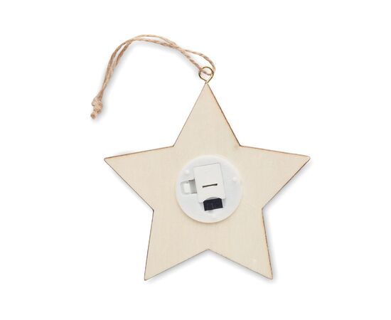 MDF star with light Wood -  CX1527-40