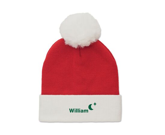 Weihnachtliche Strickmütze Rot -  CX1528-05