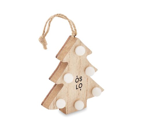 Houten boom met lichtjes Hout -  CX1530-40
