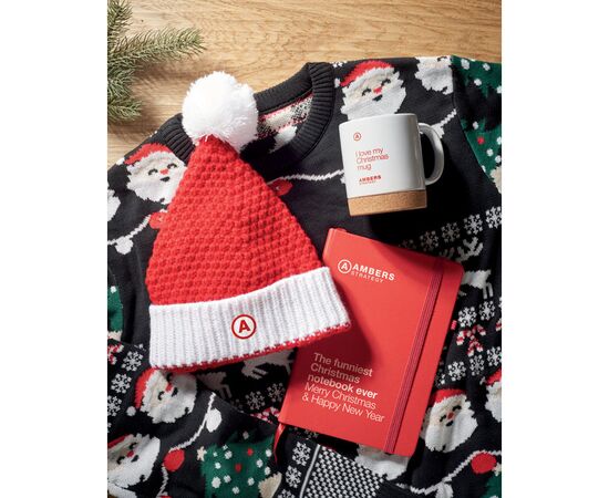 Christmas knitted beanie Red -  CX1534-05