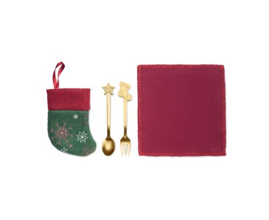 Christmas dessert cutlery set Multicolour -  CX1540-99