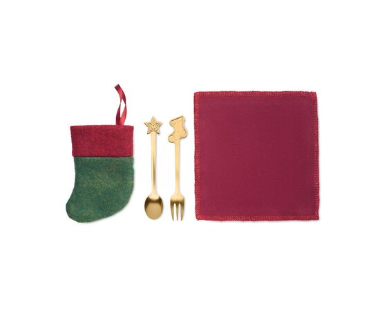 Christmas dessert cutlery set Multicolour -  CX1540-99