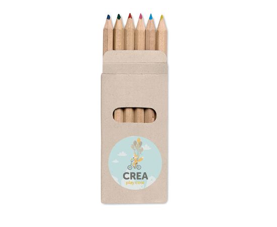 6 coloured pencils in box Multicolour -  KC2478-99