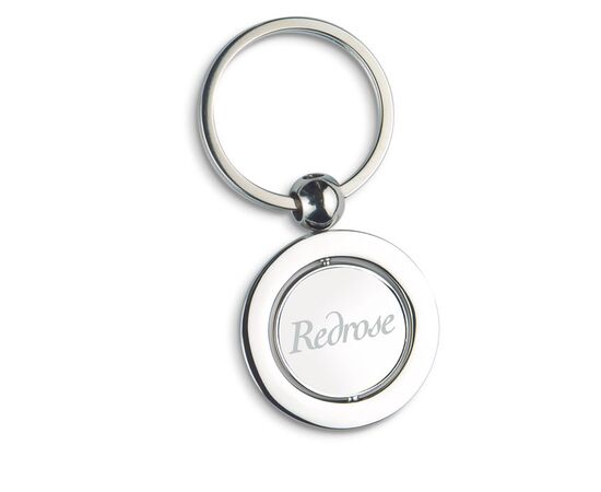 Schlüsselring , Weltkarte Silber -  KC6297-14