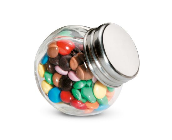 Schokolinsen im Glasspender Mehrfarben -  KC6640-99