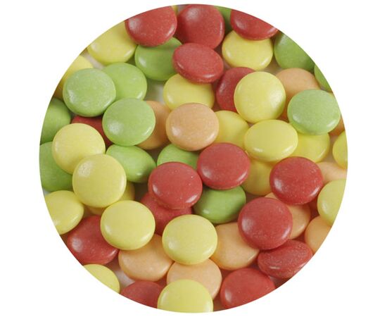 Clic clac fruit drop sweets White - Clic Clac tin by Areka 1PE00401
