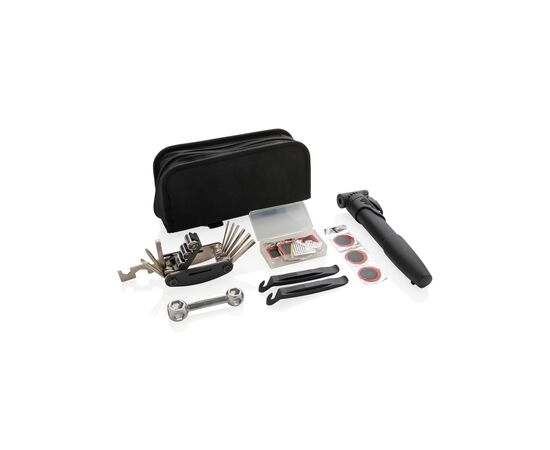 Bike repair kit set 17 pcs Black - XD Collection P416.351