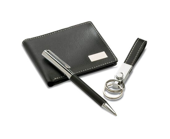 Set mit Geldbörse Schwarz -  KC7109-03
