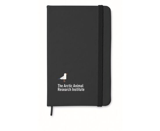 A6 notebook 96 lined sheets Black -  MO1800-03