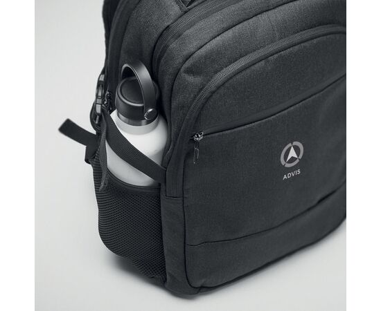 Sac pour ordinateur RPET 600D Noir -  MO2047-03