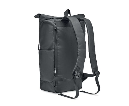 300D RPET rolltop backpack Black -  MO2051-03