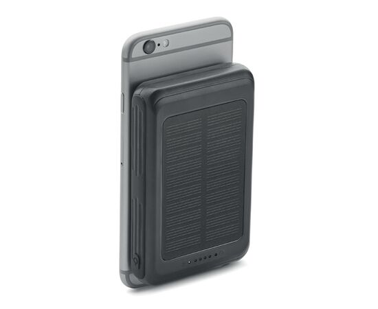 Solar power bank 5000 mAh Black -  MO2065-03