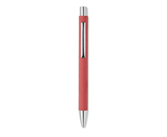 Stylo à bille en papier recyclé Rouge -  MO2067-05