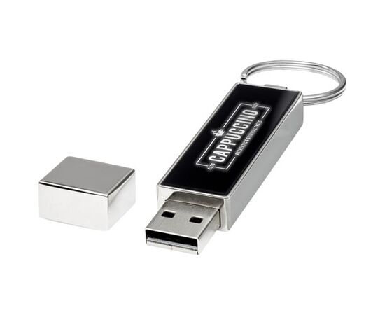 Clé USB lumineuse rectangulaire Blanc, Noir, Argent - Unbranded 1Z48401D