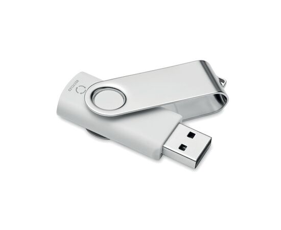 Clé USB 16G en ABS recyclé     MO2080-06 Blanc -  MO2080-06-16G