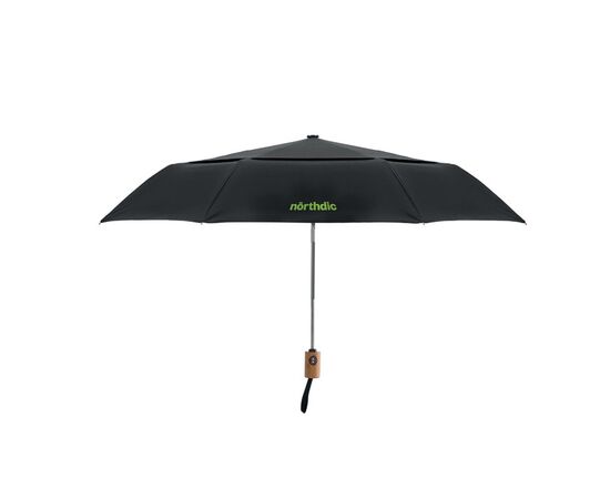 21 inch opvouwbare paraplu Zwart -  MO2092-03