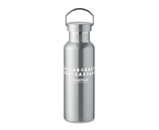 Bouteille double paroi 500 ml Argent mat -  MO2107-16