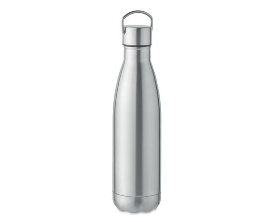 Dubbelwandige fles 500 ml Mat zilver -  MO2108-16