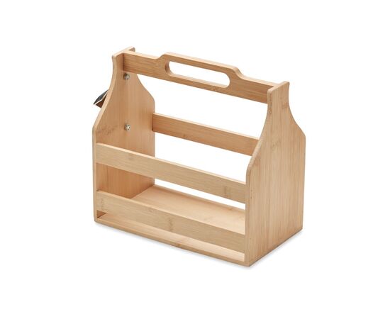 Bamboe bierkrat 6 flessen bamboe Hout -  MO2110-40