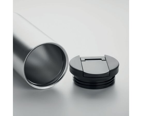 Dubbelwandige reisbeker 330ml Mat zilver -  MO2112-16