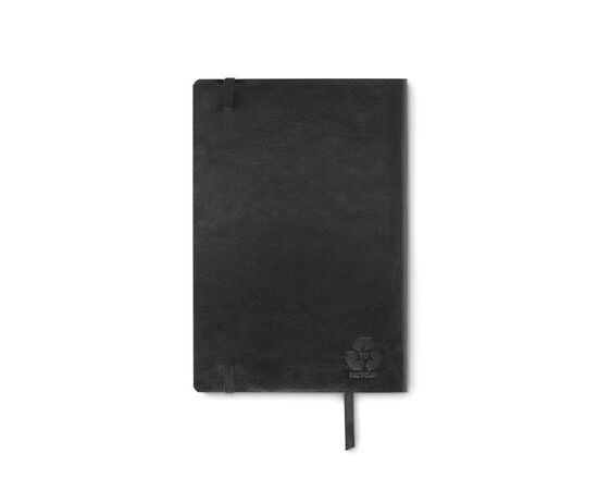 A5 gerecycled notitieboek      MO2118 Zwart -  MO2118-03