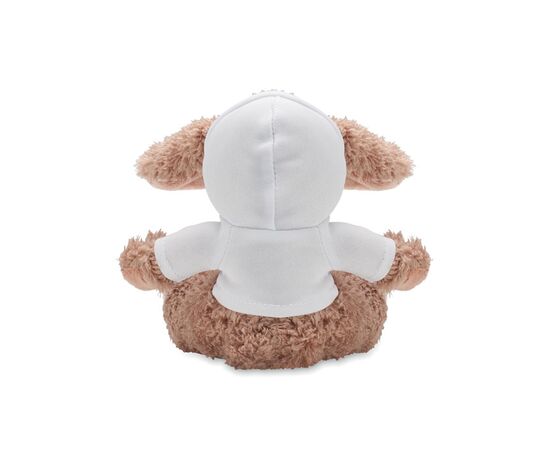 Plüsch-Hase mit Hoody Weiß -  MO2121-06