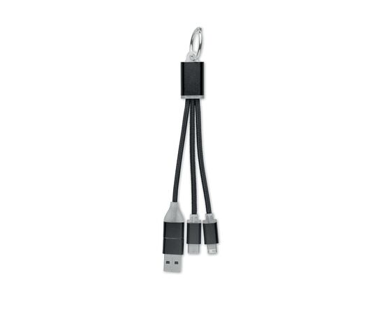 4in1 Ladekabel Typ-C Schwarz -  MO2141-03