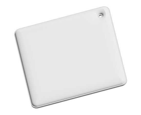 Petite attache réfléchissante en forme de diamant en TPU H-09 RFX&#8482; Blanc - RFX™ 1PR08301